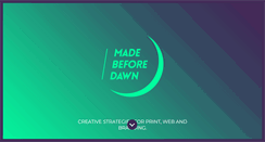 Desktop Screenshot of madebeforedawn.com